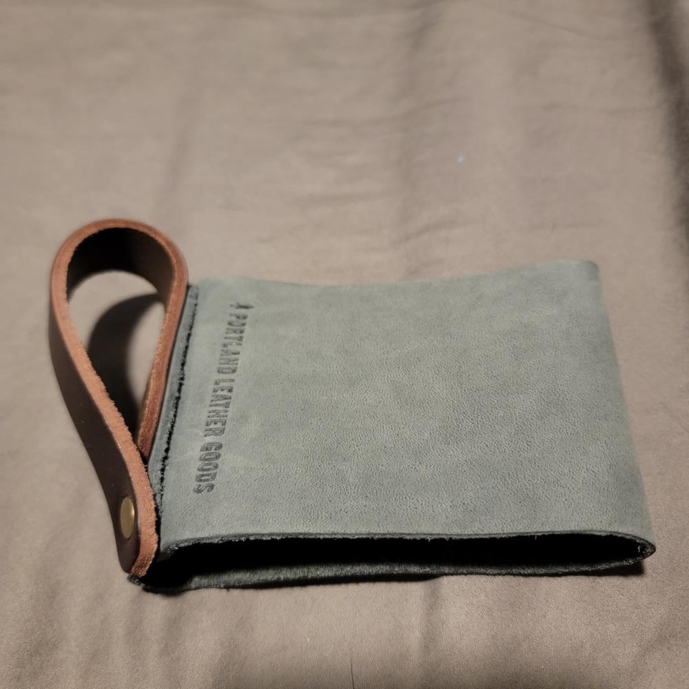 Portland Leather Gray and Brown Mug Holder - Picture 8 of 8